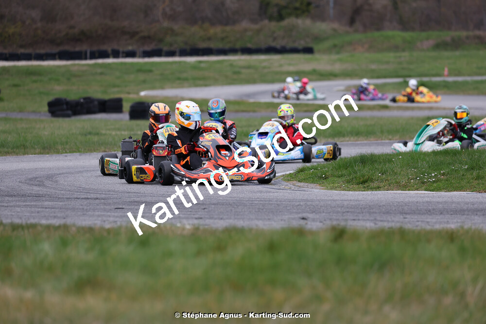 9 & 10/03/2024 : 1ère manche du Championnat du Sud au circuit d’Aigues-Vives (photos Stéphane Agnus) 2024 — karting
