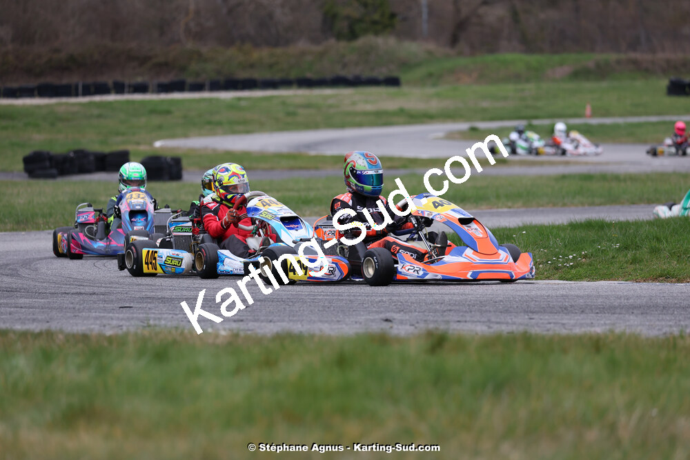 9 & 10/03/2024 : 1ère manche du Championnat du Sud au circuit d’Aigues-Vives (photos Stéphane Agnus) 2024 — karting