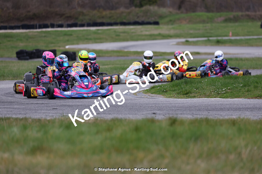 9 & 10/03/2024 : 1ère manche du Championnat du Sud au circuit d’Aigues-Vives (photos Stéphane Agnus) 2024 — karting