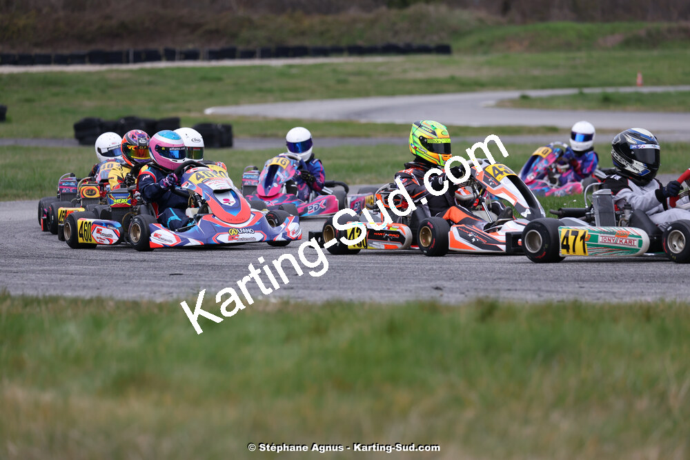 9 & 10/03/2024 : 1ère manche du Championnat du Sud au circuit d’Aigues-Vives (photos Stéphane Agnus) 2024 — karting