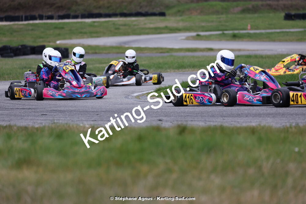 9 & 10/03/2024 : 1ère manche du Championnat du Sud au circuit d’Aigues-Vives (photos Stéphane Agnus) 2024 — karting