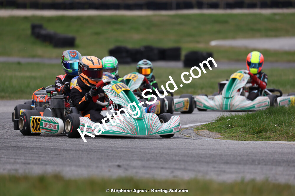 9 & 10/03/2024 : 1ère manche du Championnat du Sud au circuit d’Aigues-Vives (photos Stéphane Agnus) 2024 — karting