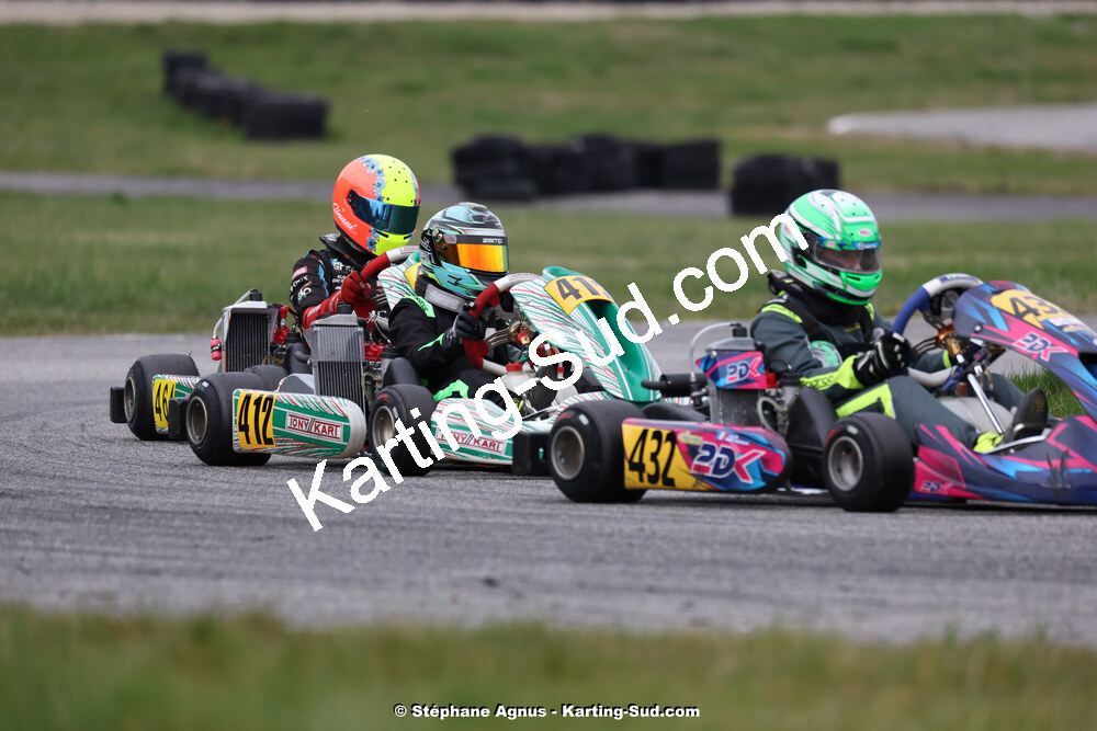 9 & 10/03/2024 : 1ère manche du Championnat du Sud au circuit d’Aigues-Vives (photos Stéphane Agnus) 2024 — karting