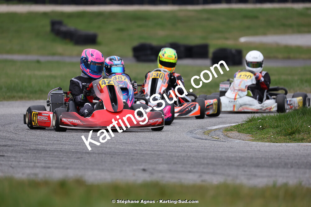 9 & 10/03/2024 : 1ère manche du Championnat du Sud au circuit d’Aigues-Vives (photos Stéphane Agnus) 2024 — karting