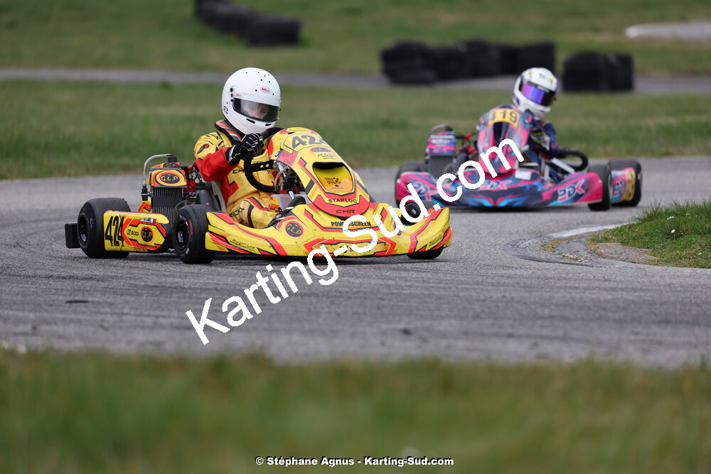 9 & 10/03/2024 : 1ère manche du Championnat du Sud au circuit d’Aigues-Vives (photos Stéphane Agnus) 2024 — karting