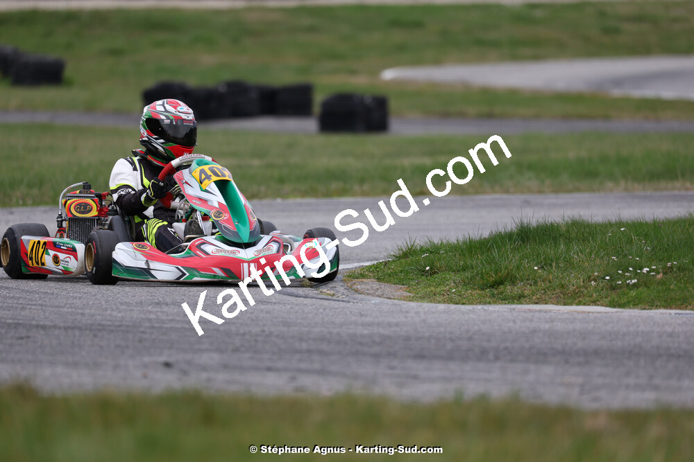 9 & 10/03/2024 : 1ère manche du Championnat du Sud au circuit d’Aigues-Vives (photos Stéphane Agnus) 2024 — karting