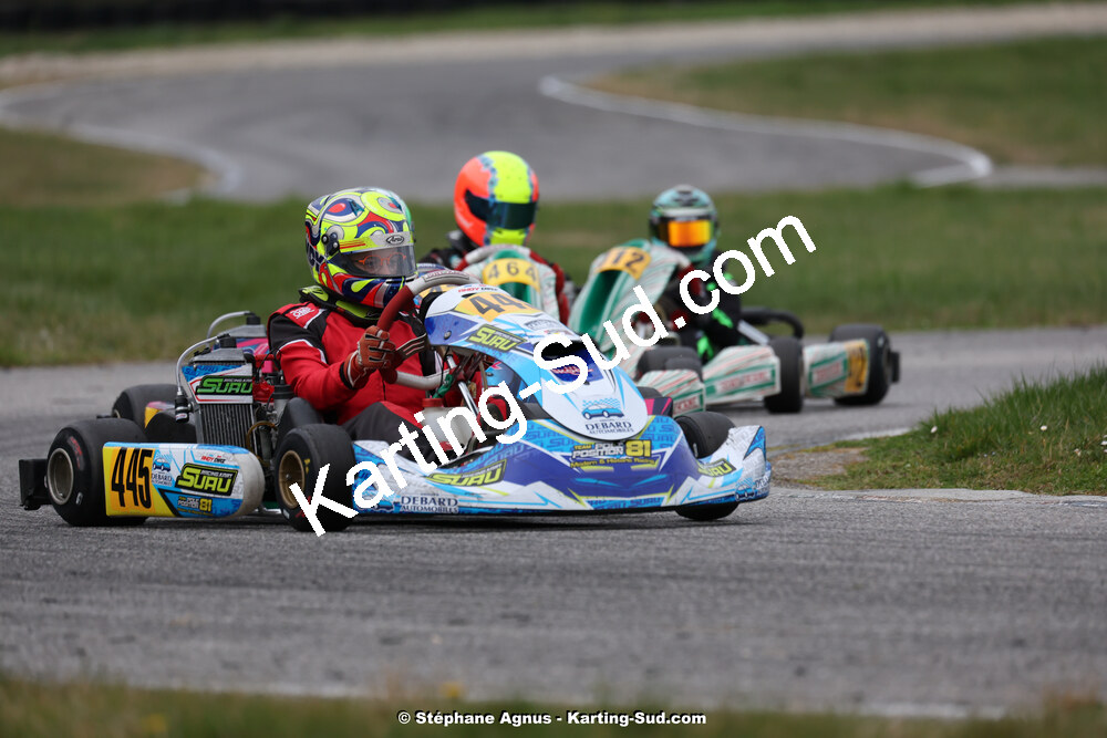 9 & 10/03/2024 : 1ère manche du Championnat du Sud au circuit d’Aigues-Vives (photos Stéphane Agnus) 2024 — karting