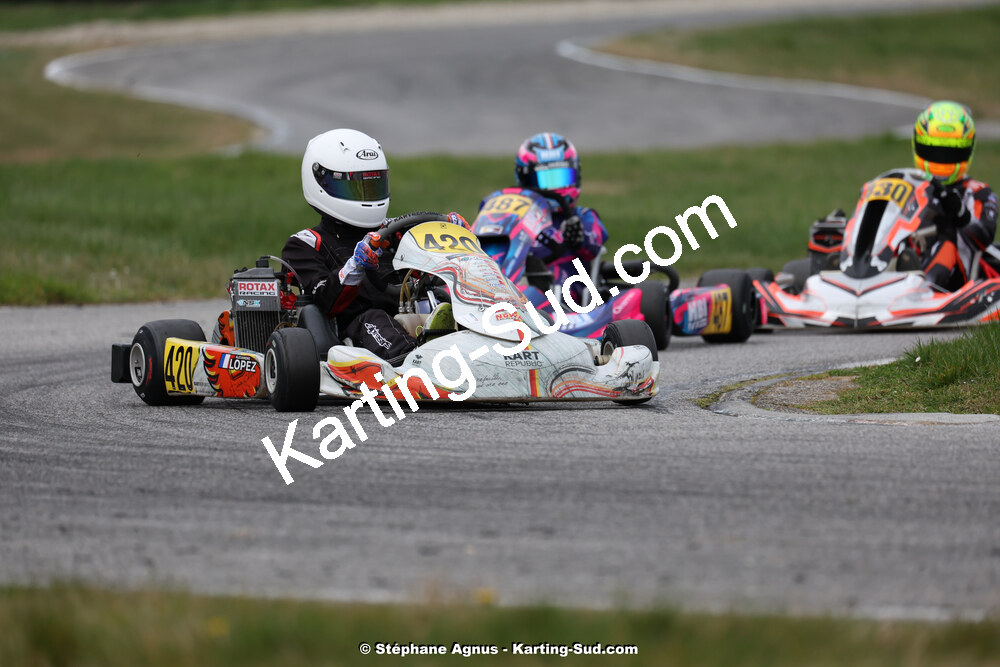 9 & 10/03/2024 : 1ère manche du Championnat du Sud au circuit d’Aigues-Vives (photos Stéphane Agnus) 2024 — karting