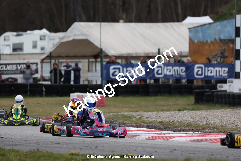 9 & 10/03/2024 : 1ère manche du Championnat du Sud au circuit d’Aigues-Vives (photos Stéphane Agnus) 2024 — karting