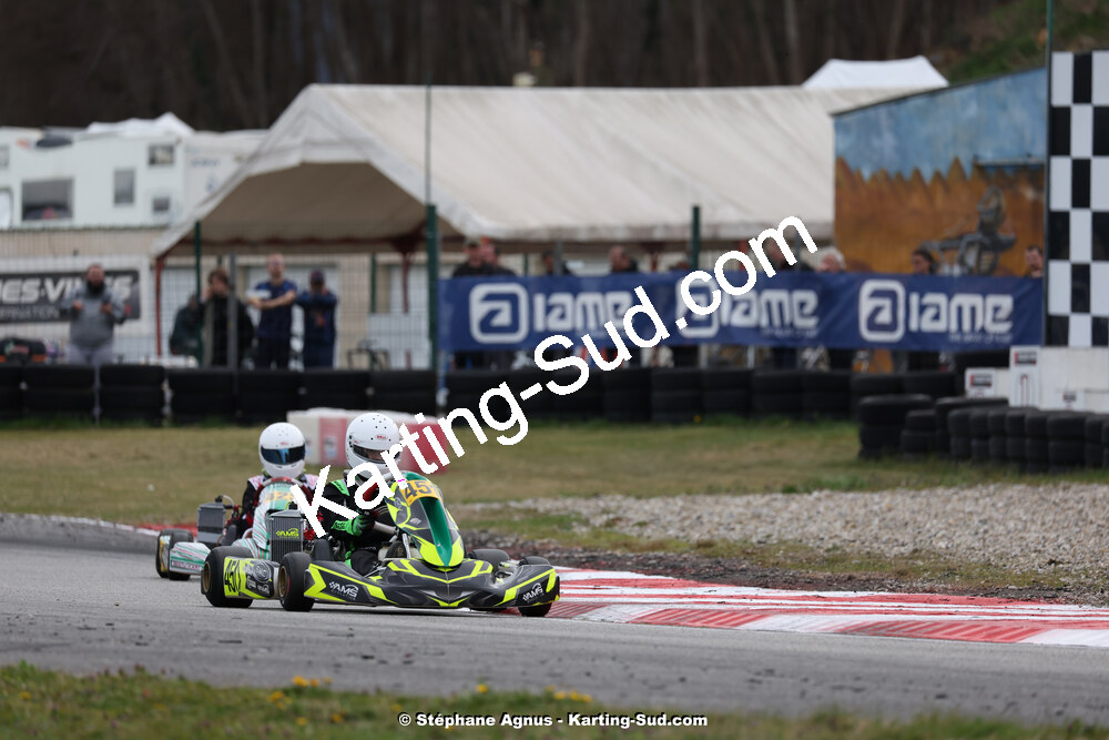 9 & 10/03/2024 : 1ère manche du Championnat du Sud au circuit d’Aigues-Vives (photos Stéphane Agnus) 2024 — karting