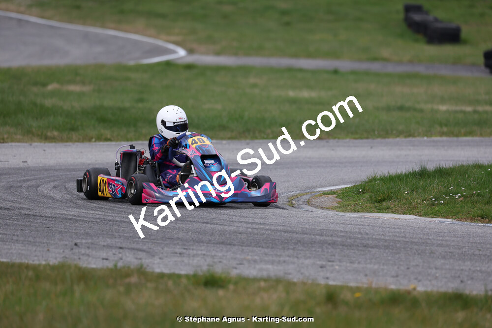 9 & 10/03/2024 : 1ère manche du Championnat du Sud au circuit d’Aigues-Vives (photos Stéphane Agnus) 2024 — karting