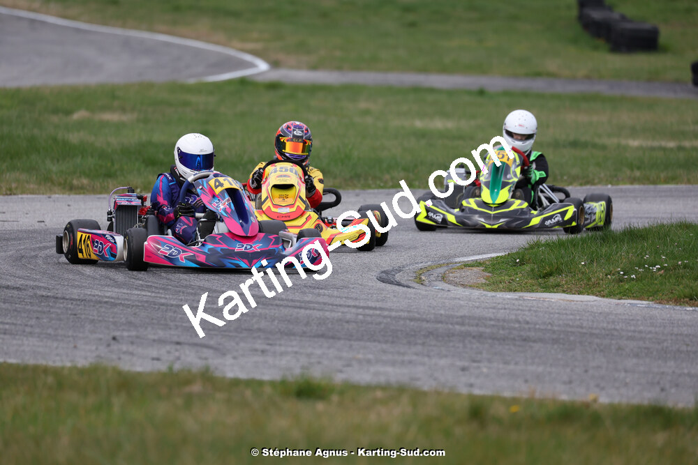 9 & 10/03/2024 : 1ère manche du Championnat du Sud au circuit d’Aigues-Vives (photos Stéphane Agnus) 2024 — karting