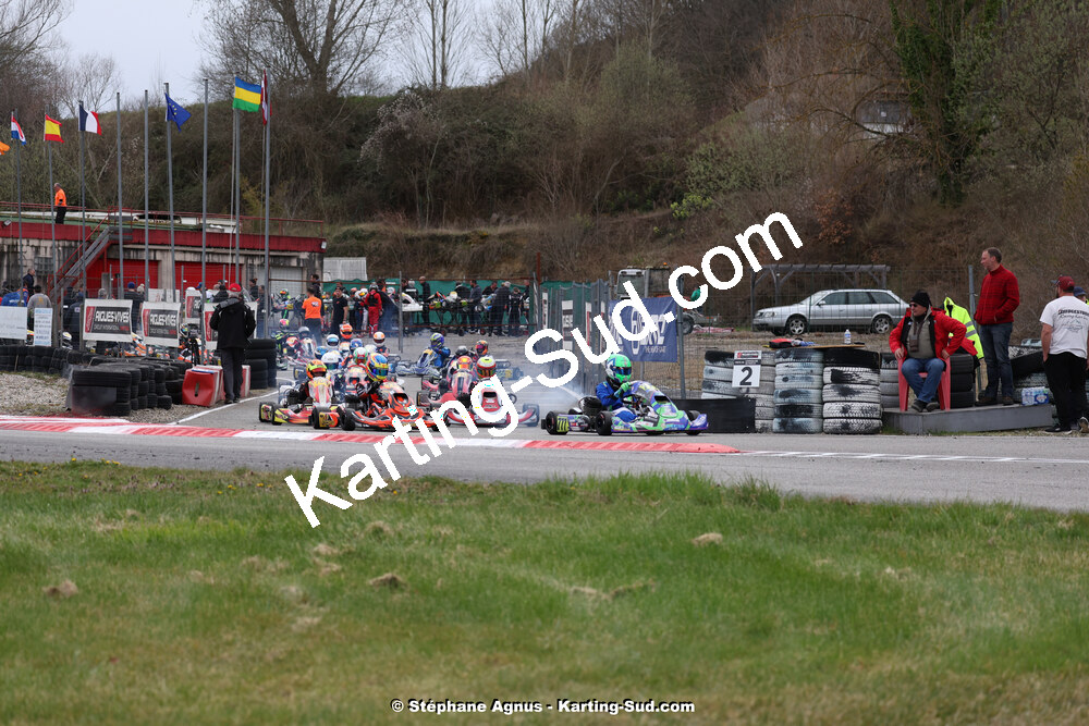 9 & 10/03/2024 : 1ère manche du Championnat du Sud au circuit d’Aigues-Vives (photos Stéphane Agnus) 2024 — karting