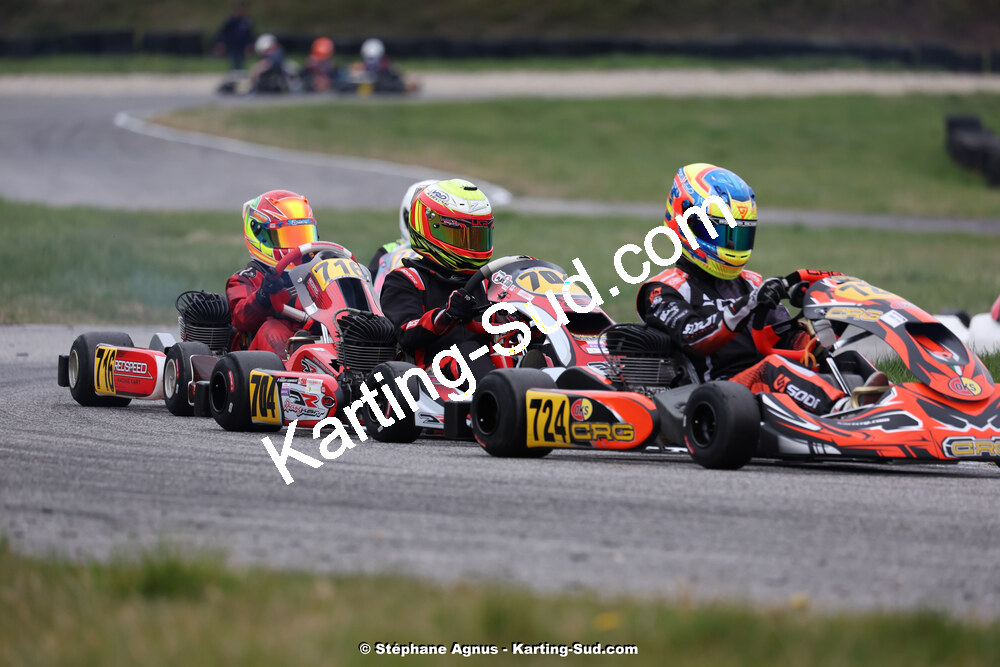 9 & 10/03/2024 : 1ère manche du Championnat du Sud au circuit d’Aigues-Vives (photos Stéphane Agnus) 2024 — karting