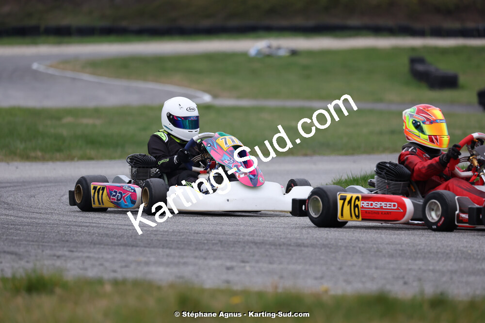 9 & 10/03/2024 : 1ère manche du Championnat du Sud au circuit d’Aigues-Vives (photos Stéphane Agnus) 2024 — karting
