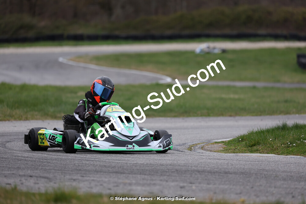 9 & 10/03/2024 : 1ère manche du Championnat du Sud au circuit d’Aigues-Vives (photos Stéphane Agnus) 2024 — karting