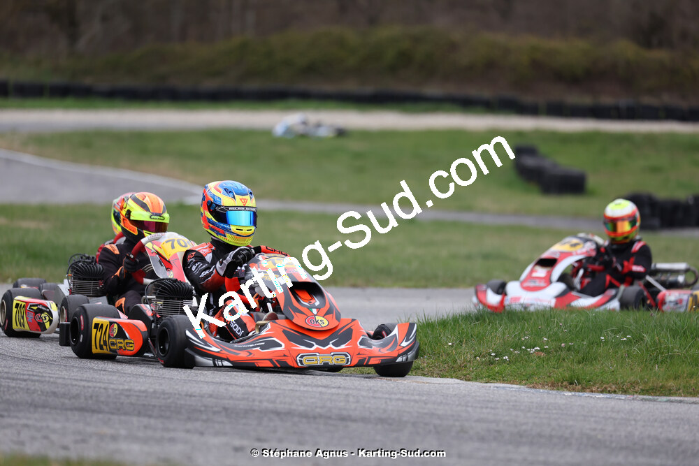 9 & 10/03/2024 : 1ère manche du Championnat du Sud au circuit d’Aigues-Vives (photos Stéphane Agnus) 2024 — karting