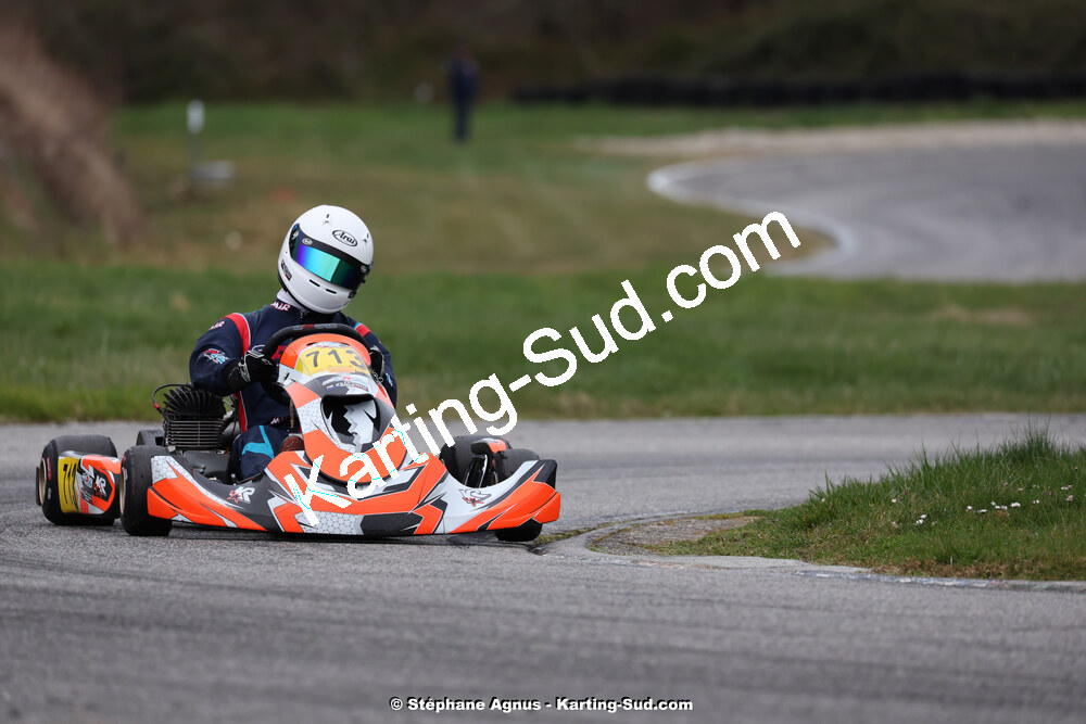 9 & 10/03/2024 : 1ère manche du Championnat du Sud au circuit d’Aigues-Vives (photos Stéphane Agnus) 2024 — karting