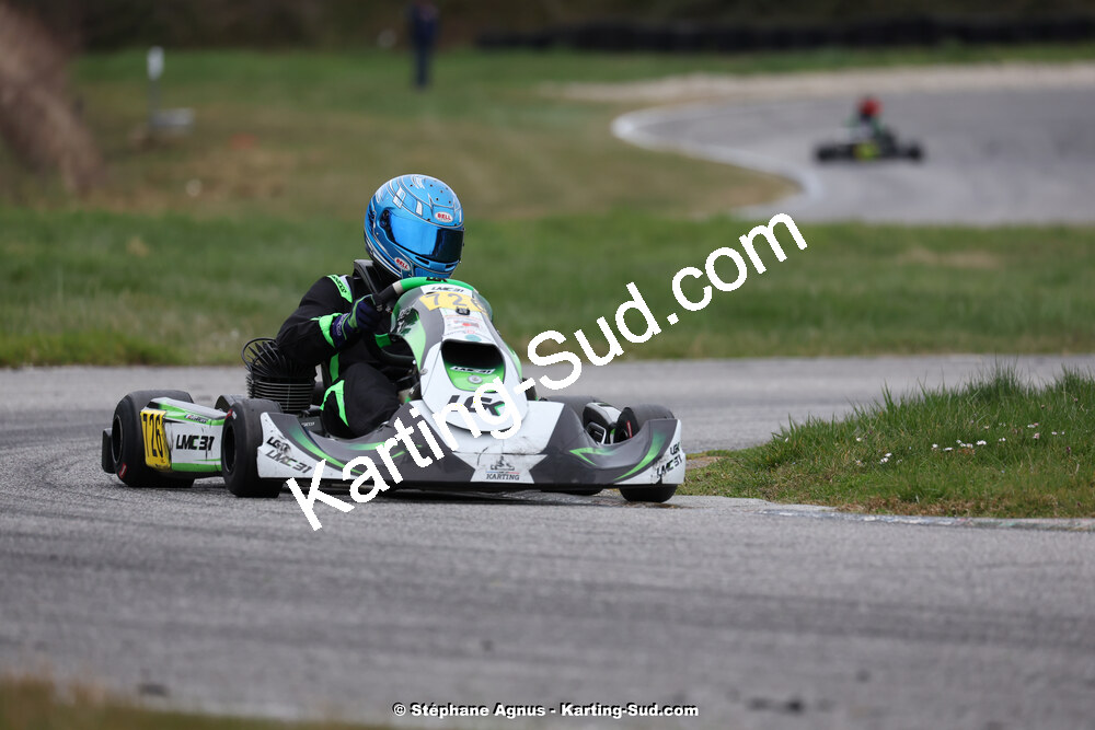 9 & 10/03/2024 : 1ère manche du Championnat du Sud au circuit d’Aigues-Vives (photos Stéphane Agnus) 2024 — karting
