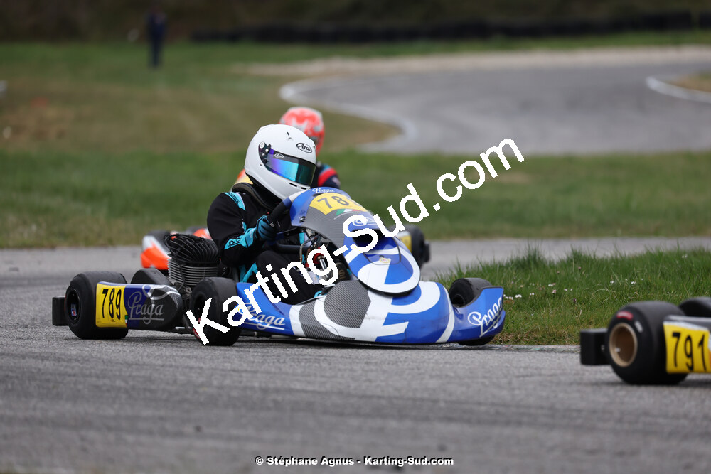 9 & 10/03/2024 : 1ère manche du Championnat du Sud au circuit d’Aigues-Vives (photos Stéphane Agnus) 2024 — karting