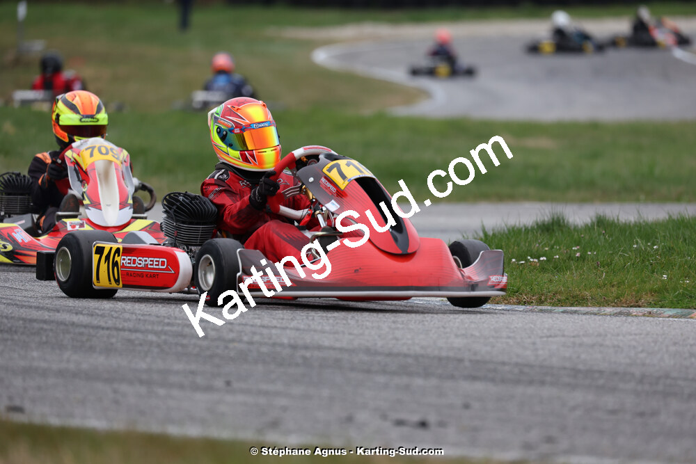 9 & 10/03/2024 : 1ère manche du Championnat du Sud au circuit d’Aigues-Vives (photos Stéphane Agnus) 2024 — karting