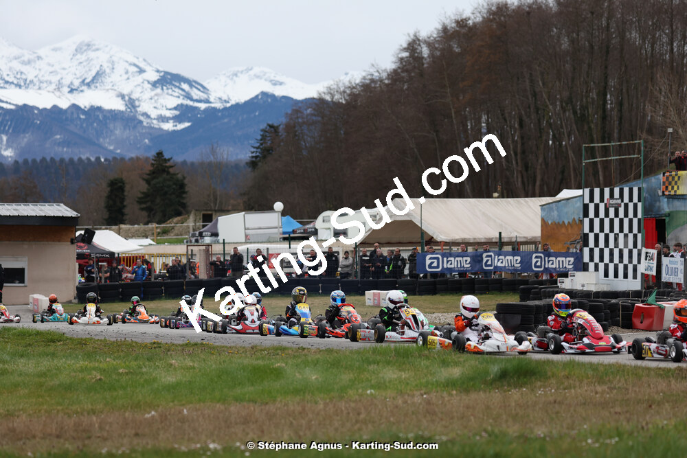 9 & 10/03/2024 : 1ère manche du Championnat du Sud au circuit d’Aigues-Vives (photos Stéphane Agnus) 2024 — karting