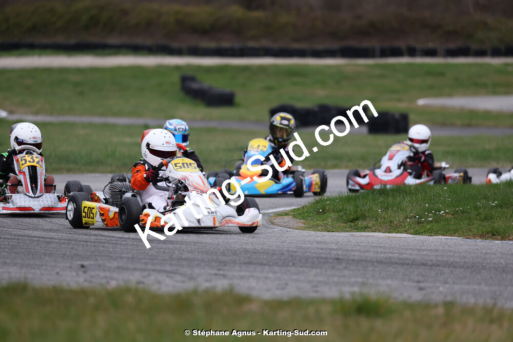9 & 10/03/2024 : 1ère manche du Championnat du Sud au circuit d’Aigues-Vives (photos Stéphane Agnus) 2024 — karting