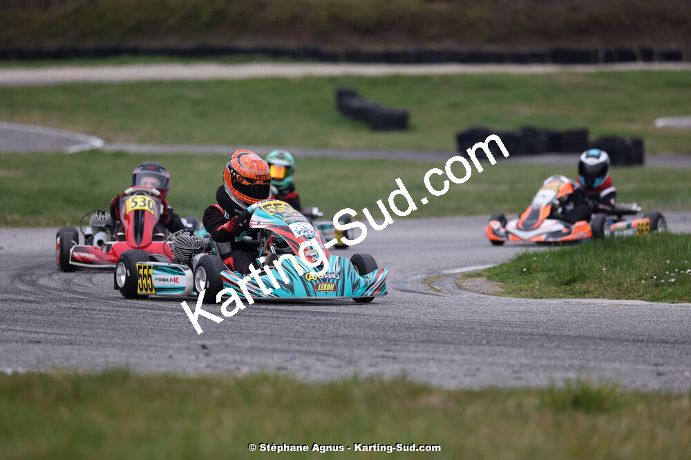 9 & 10/03/2024 : 1ère manche du Championnat du Sud au circuit d’Aigues-Vives (photos Stéphane Agnus) 2024 — karting