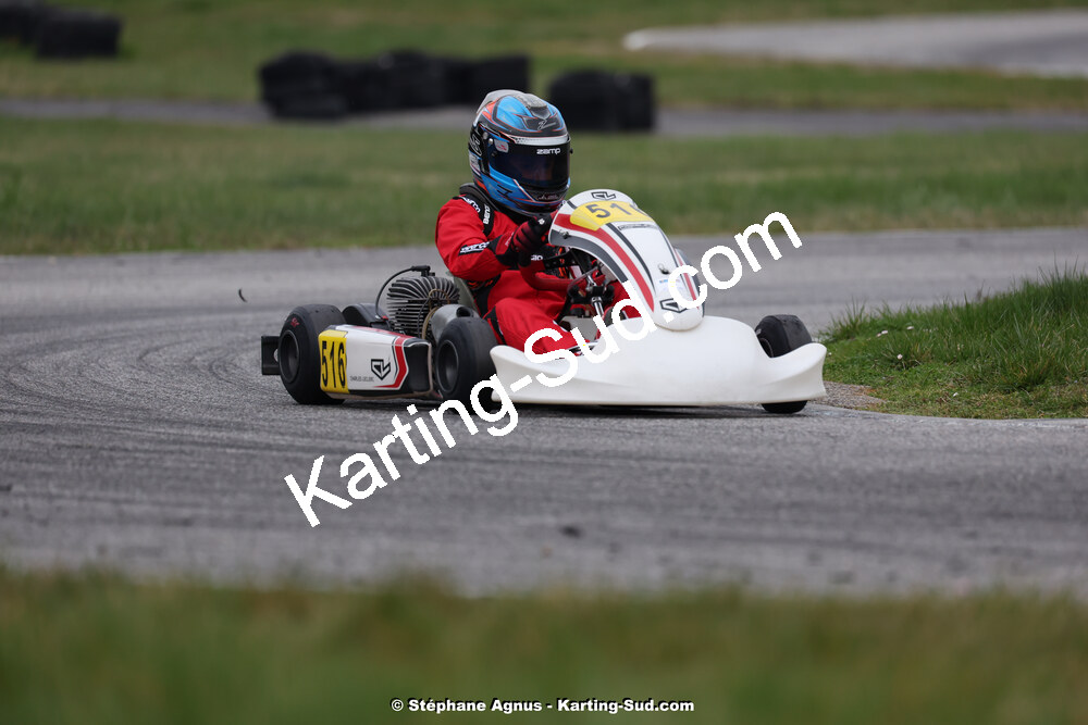 9 & 10/03/2024 : 1ère manche du Championnat du Sud au circuit d’Aigues-Vives (photos Stéphane Agnus) 2024 — karting