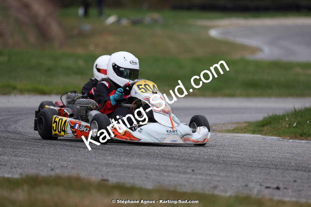 9 & 10/03/2024 : 1ère manche du Championnat du Sud au circuit d’Aigues-Vives (photos Stéphane Agnus) 2024 — karting
