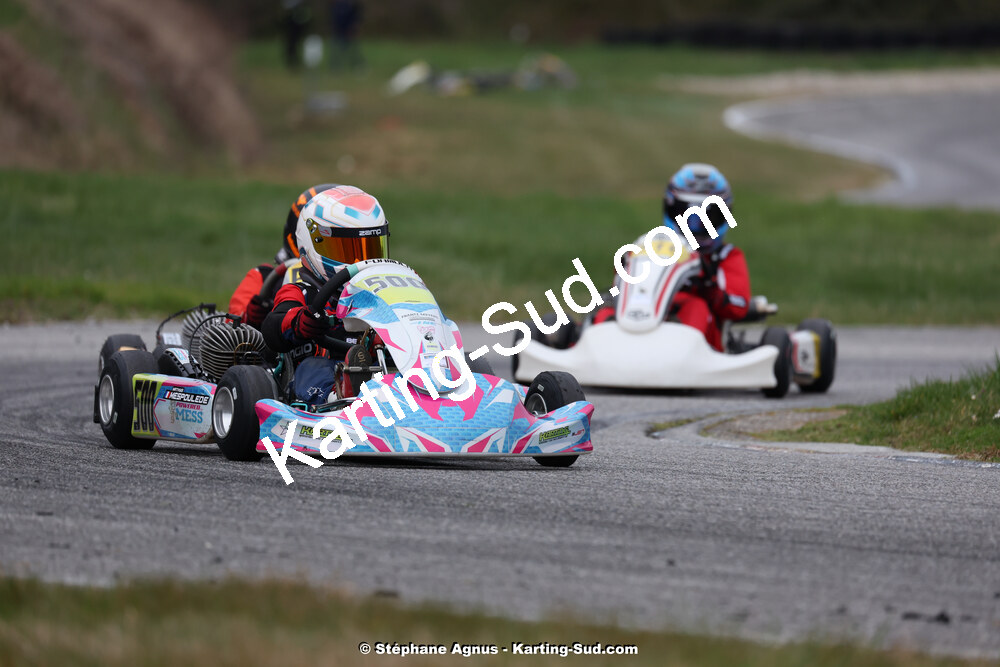 9 & 10/03/2024 : 1ère manche du Championnat du Sud au circuit d’Aigues-Vives (photos Stéphane Agnus) 2024 — karting