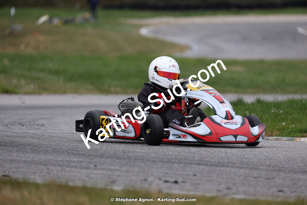 9 & 10/03/2024 : 1ère manche du Championnat du Sud au circuit d’Aigues-Vives (photos Stéphane Agnus) 2024 — karting