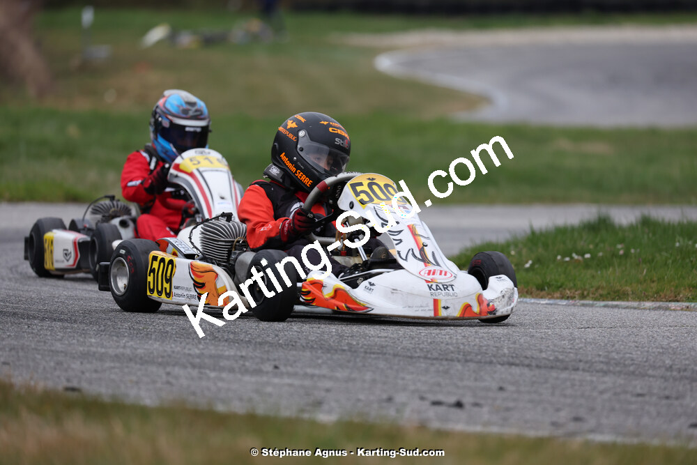 9 & 10/03/2024 : 1ère manche du Championnat du Sud au circuit d’Aigues-Vives (photos Stéphane Agnus) 2024 — karting