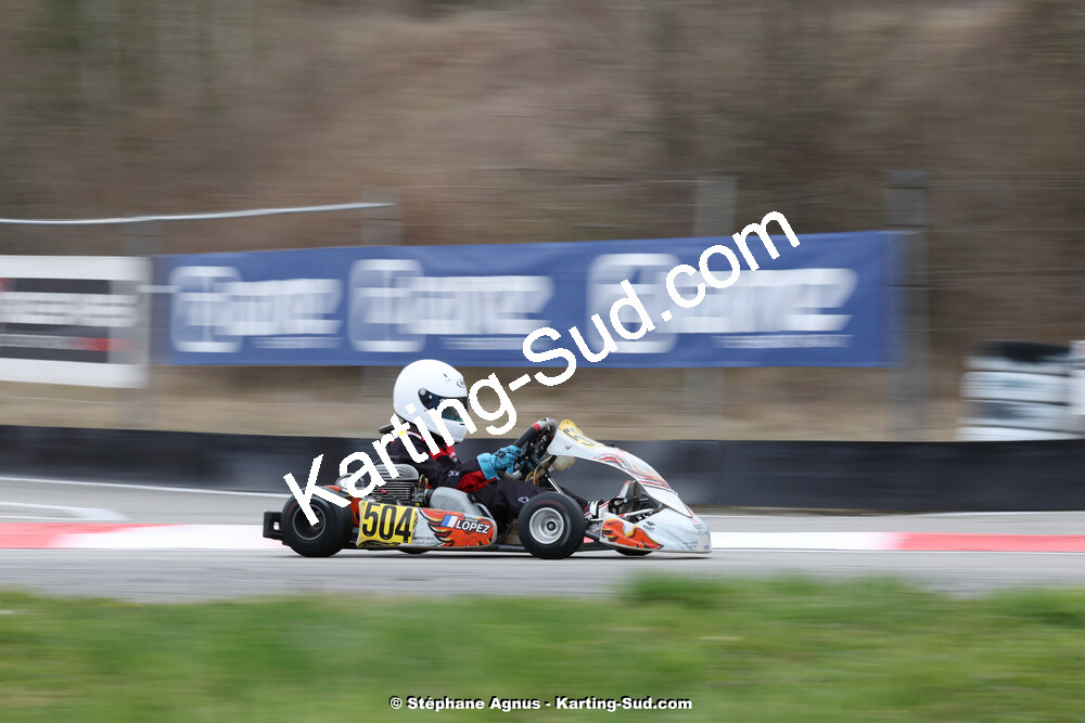 9 & 10/03/2024 : 1ère manche du Championnat du Sud au circuit d’Aigues-Vives (photos Stéphane Agnus) 2024 — karting