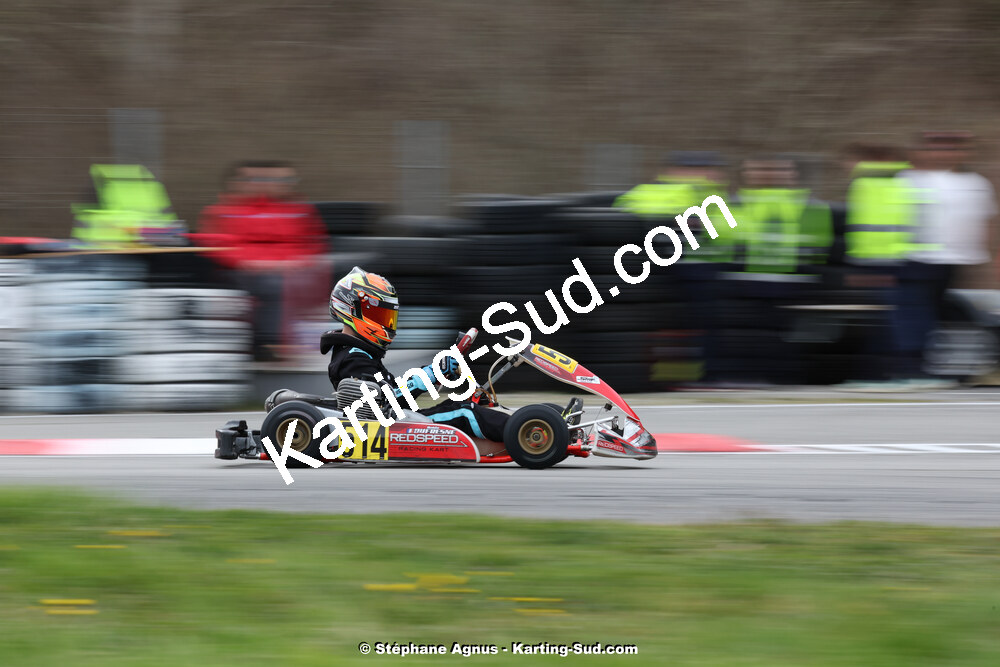 9 & 10/03/2024 : 1ère manche du Championnat du Sud au circuit d’Aigues-Vives (photos Stéphane Agnus) 2024 — karting