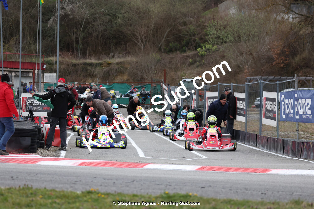 9 & 10/03/2024 : 1ère manche du Championnat du Sud au circuit d’Aigues-Vives (photos Stéphane Agnus) 2024 — karting
