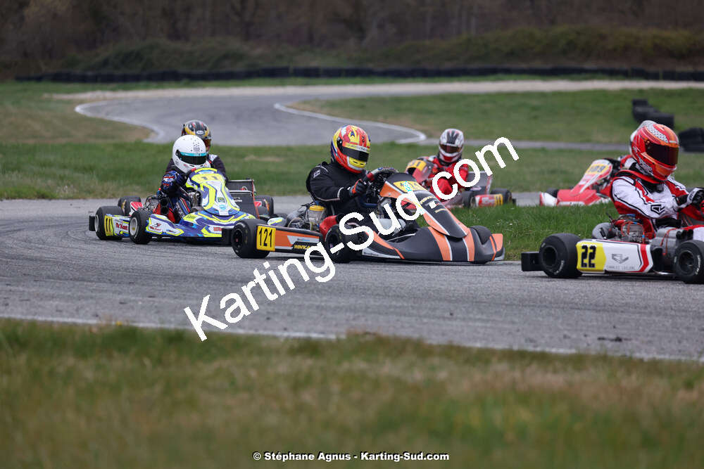 9 & 10/03/2024 : 1ère manche du Championnat du Sud au circuit d’Aigues-Vives (photos Stéphane Agnus) 2024 — karting
