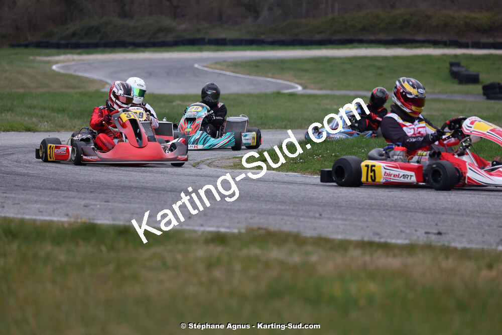 9 & 10/03/2024 : 1ère manche du Championnat du Sud au circuit d’Aigues-Vives (photos Stéphane Agnus) 2024 — karting