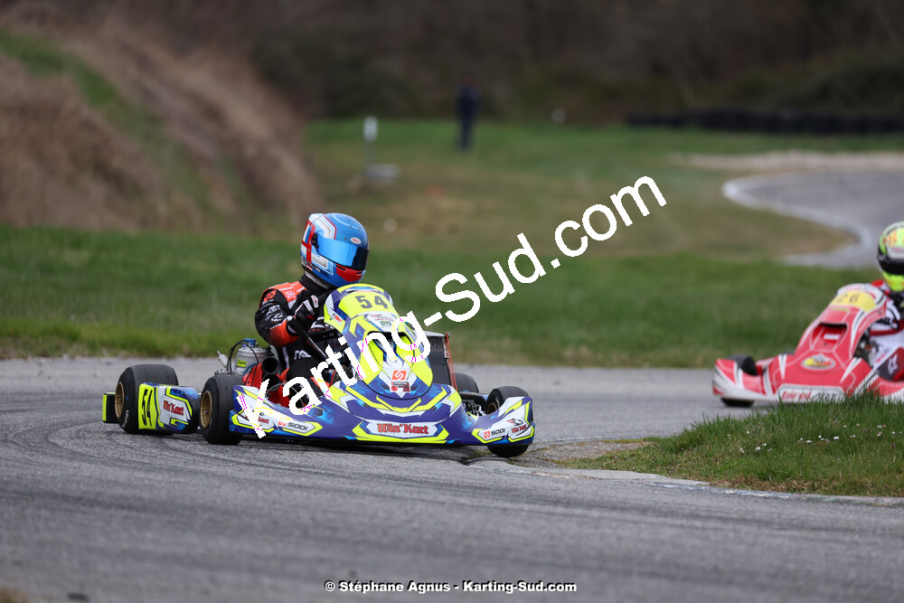 9 & 10/03/2024 : 1ère manche du Championnat du Sud au circuit d’Aigues-Vives (photos Stéphane Agnus) 2024 — karting