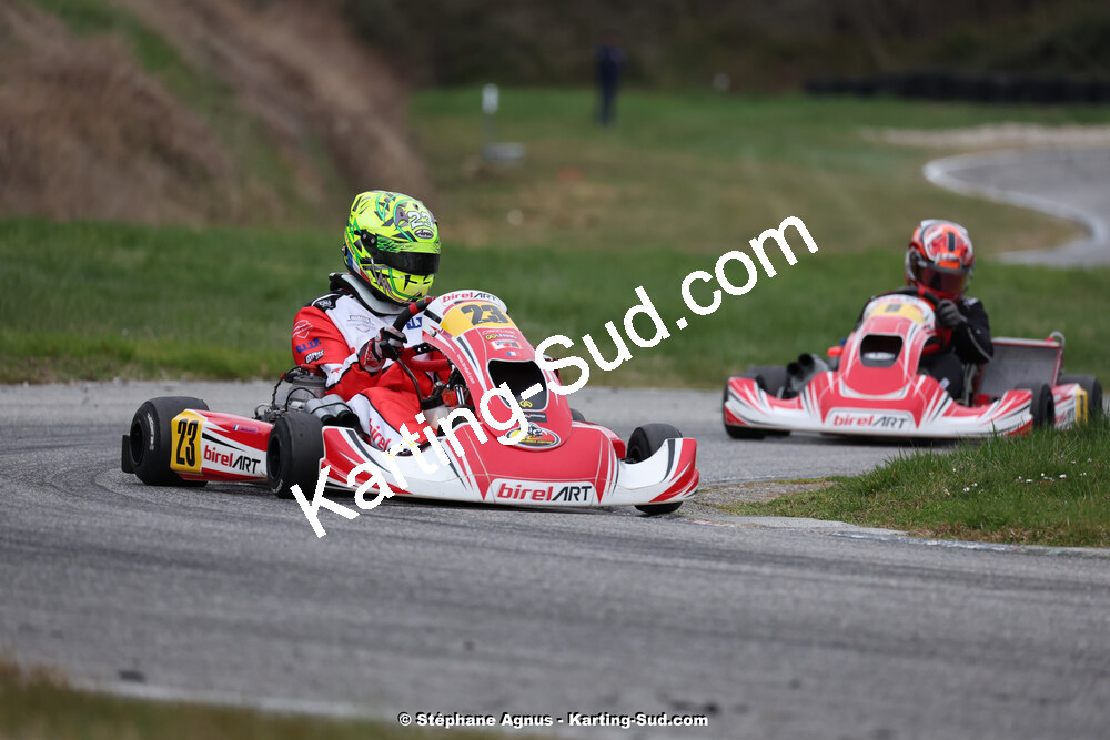 9 & 10/03/2024 : 1ère manche du Championnat du Sud au circuit d’Aigues-Vives (photos Stéphane Agnus) 2024 — karting