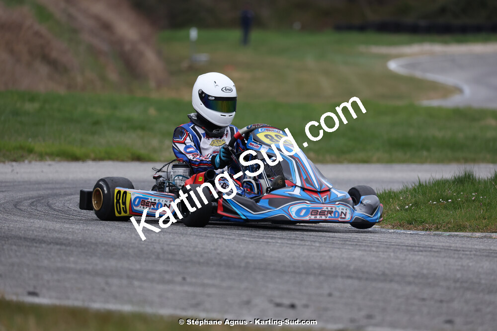 9 & 10/03/2024 : 1ère manche du Championnat du Sud au circuit d’Aigues-Vives (photos Stéphane Agnus) 2024 — karting