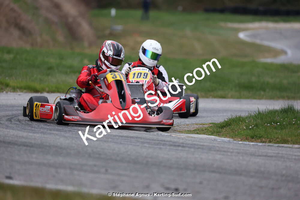9 & 10/03/2024 : 1ère manche du Championnat du Sud au circuit d’Aigues-Vives (photos Stéphane Agnus) 2024 — karting
