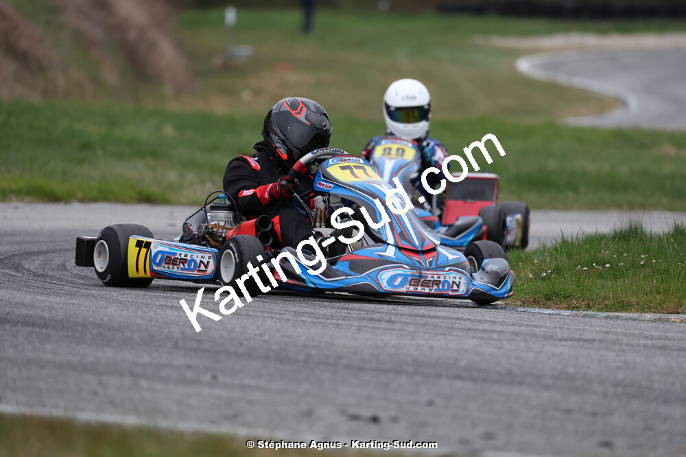 9 & 10/03/2024 : 1ère manche du Championnat du Sud au circuit d’Aigues-Vives (photos Stéphane Agnus) 2024 — karting