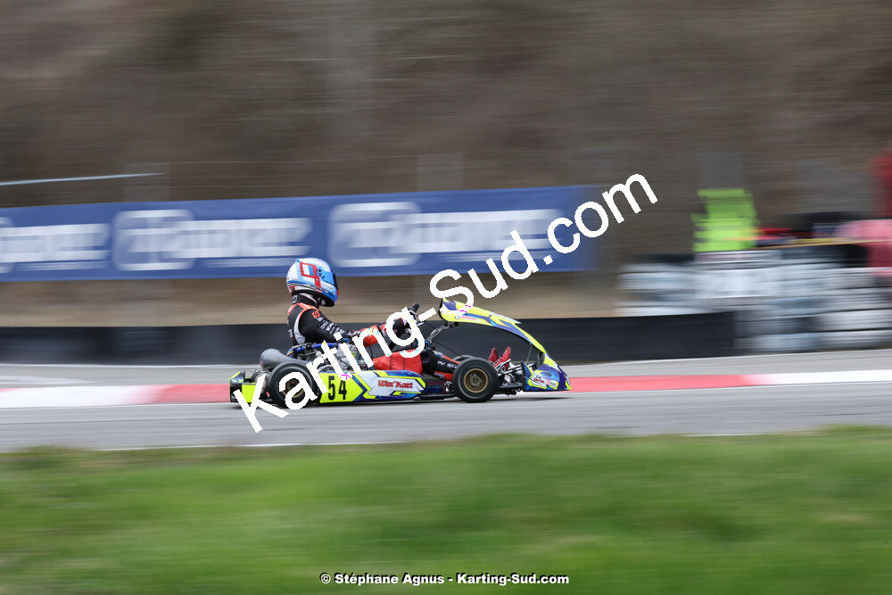 9 & 10/03/2024 : 1ère manche du Championnat du Sud au circuit d’Aigues-Vives (photos Stéphane Agnus) 2024 — karting