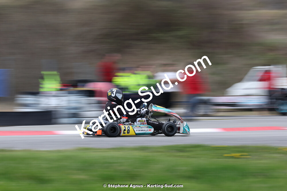 9 & 10/03/2024 : 1ère manche du Championnat du Sud au circuit d’Aigues-Vives (photos Stéphane Agnus) 2024 — karting