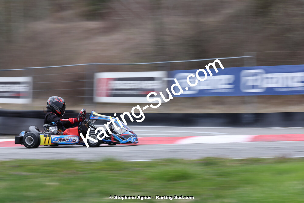 9 & 10/03/2024 : 1ère manche du Championnat du Sud au circuit d’Aigues-Vives (photos Stéphane Agnus) 2024 — karting
