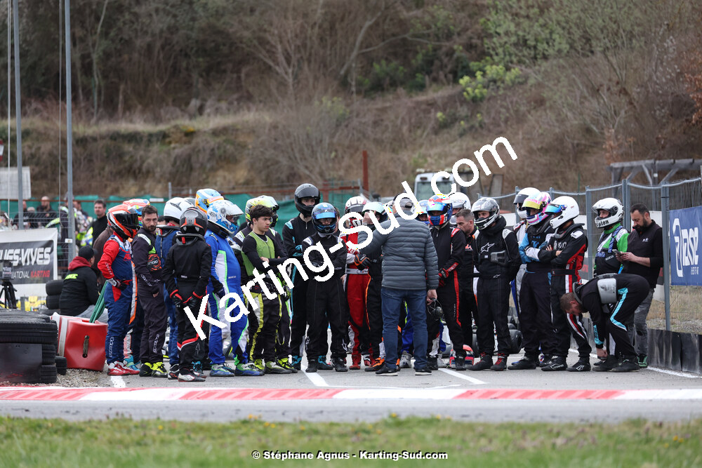 9 & 10/03/2024 : 1ère manche du Championnat du Sud au circuit d’Aigues-Vives (photos Stéphane Agnus) 2024 — karting