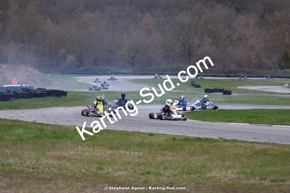 9 & 10/03/2024 : 1ère manche du Championnat du Sud au circuit d’Aigues-Vives (photos Stéphane Agnus) 2024 — karting