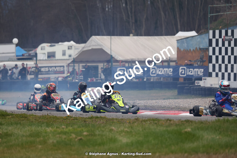 9 & 10/03/2024 : 1ère manche du Championnat du Sud au circuit d’Aigues-Vives (photos Stéphane Agnus) 2024 — karting