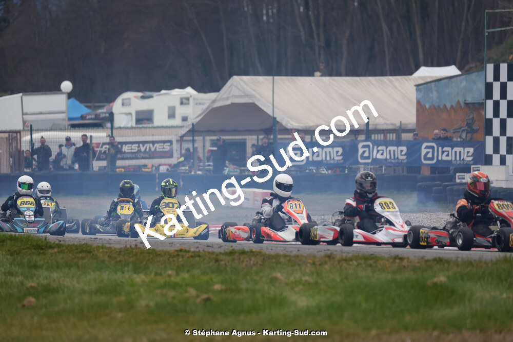 9 & 10/03/2024 : 1ère manche du Championnat du Sud au circuit d’Aigues-Vives (photos Stéphane Agnus) 2024 — karting